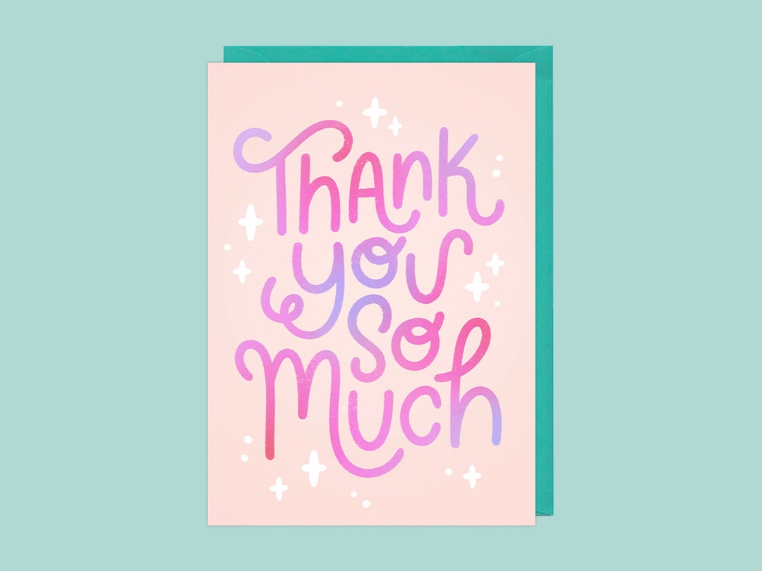 h*u様 THANK YOU SO MUCH Thank You so Much Sticker PNG, Small Business Shop Labels