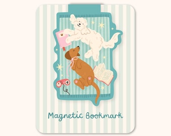 Cosy Dogs Magnetic Bookmark