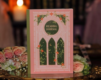 Reading Journal Romantasy – Book Review Notebook 50 Pages | Fantasy Reading Gift