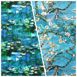Grandmasters! Monet or van Gogh bandana for dogs by Upperdogs. One of a kind!