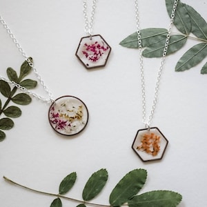 Birth Month Flower Necklace