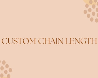 Aangepaste kettinglengte (voor gold filled/sterlingzilver kettingen)
