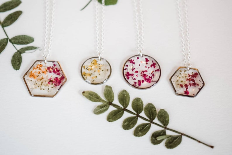 Birth Month Flower Necklace 