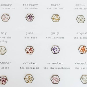 Birth Month Flower Necklace image 6