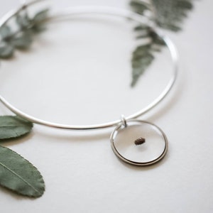 Forget Me Not Seed Adjustable Charm Bracelet