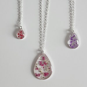 Birth Month Flower Necklace image 3