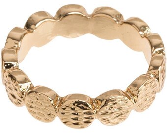 Gehamerde schijven Ring