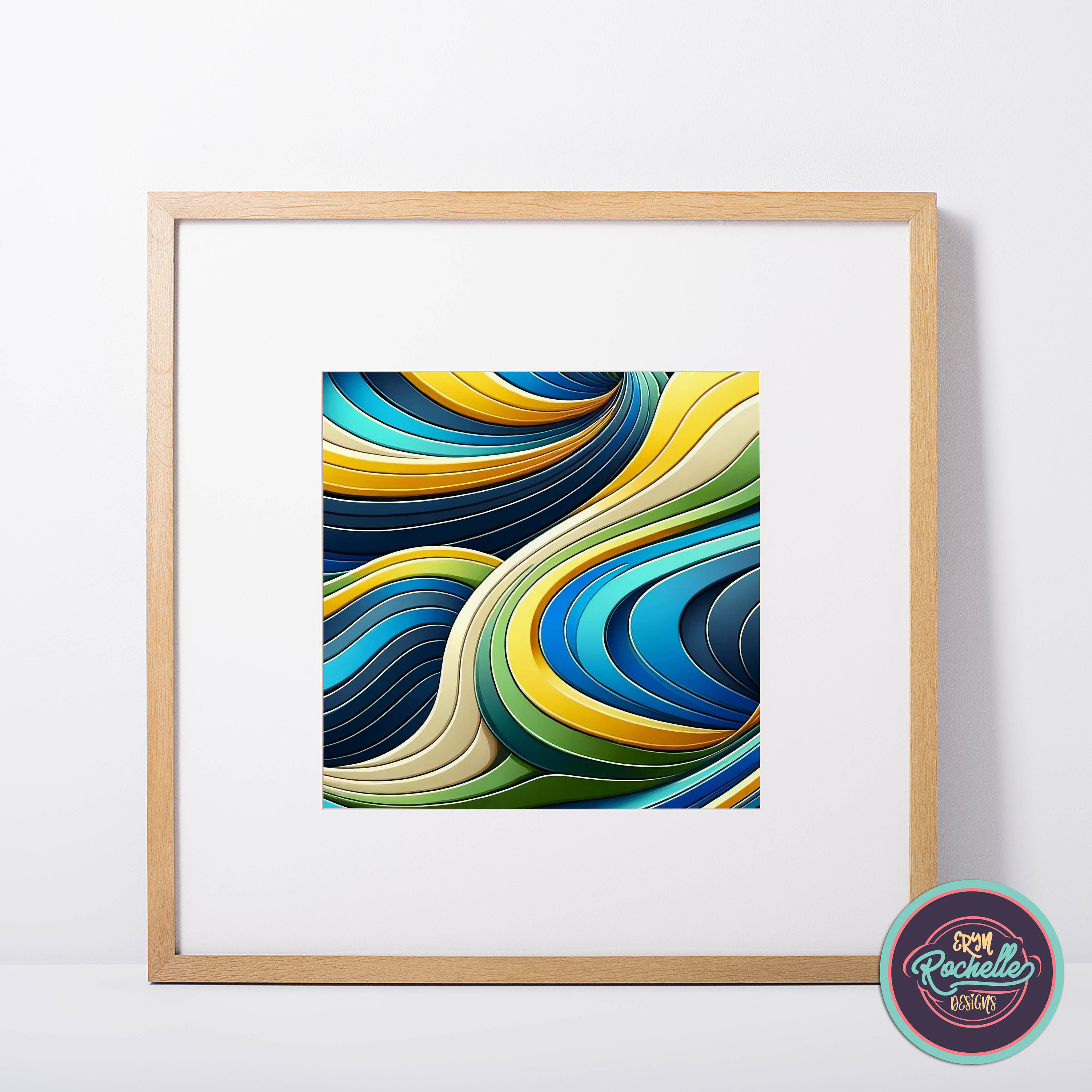 Abstract Minimalist Printable Wall Art Kitchen Office Bathroom Decor ...