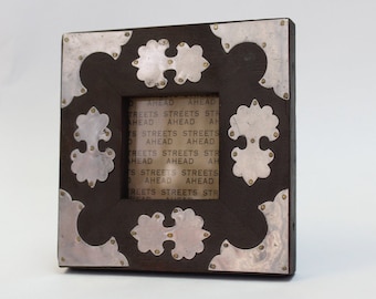 Small Wood & Metal Picture Frame