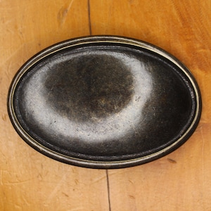 old brass buckle to add a leather insert / color
