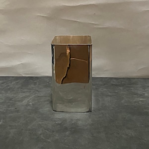 Rectangular Metal Vase