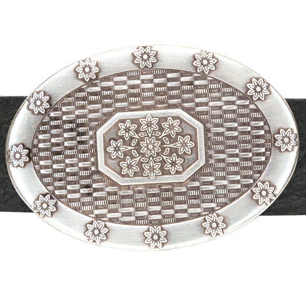 Mauri Silver Oval Buckle main image 0