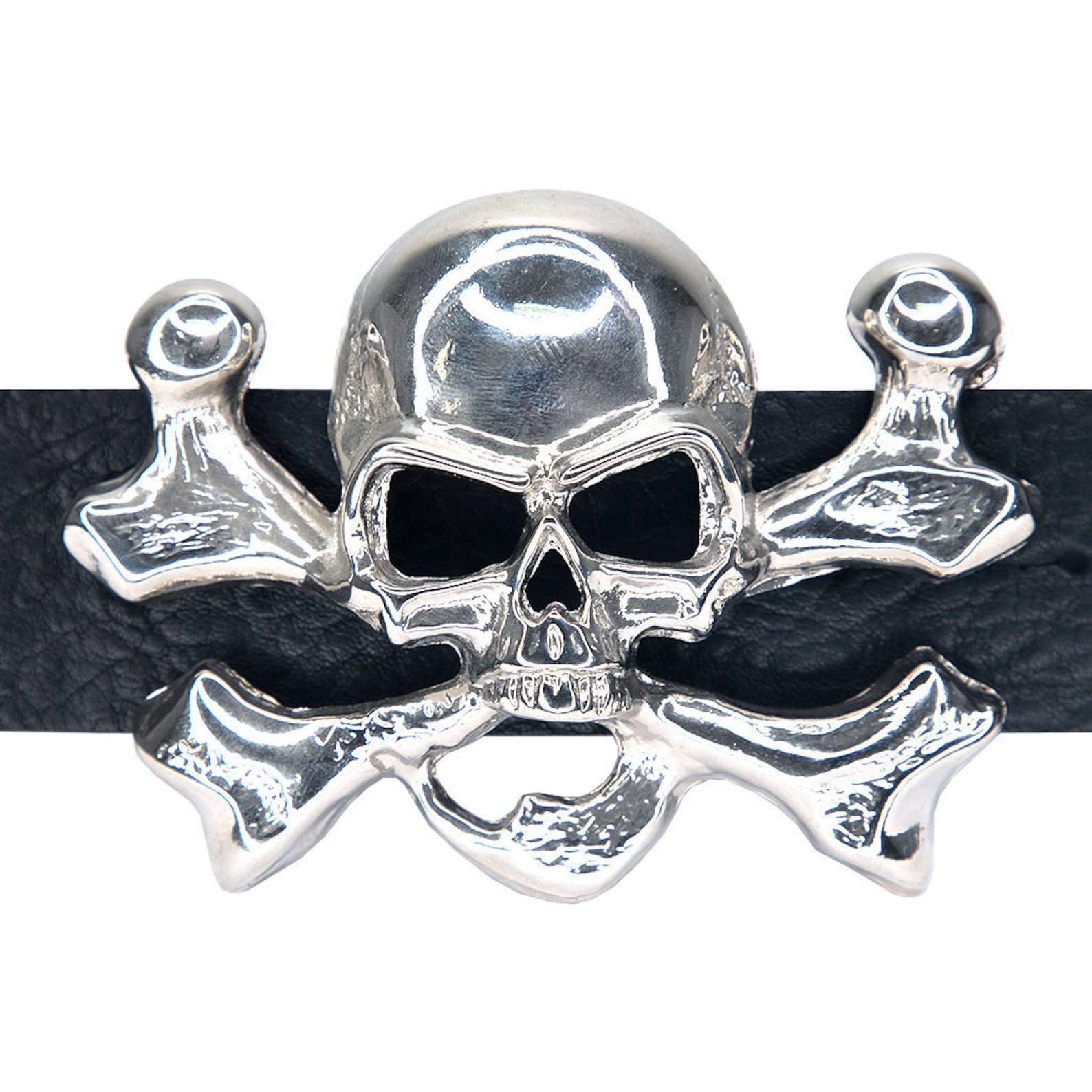 Skull and Crossbones Belt Buckle Old Silver Belt Buckle Etsy