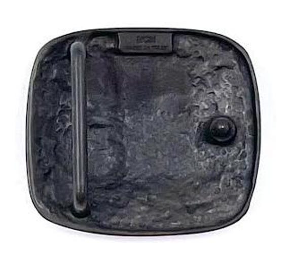 Rectangular Old Brass Belt Buckle - image 2