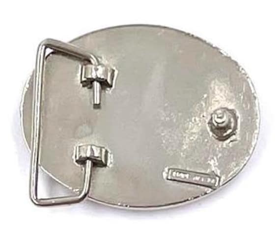 Made in USA: Old Silver Belt Buckle With a Semi Precious  display picture 2