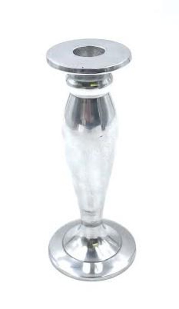 銀メッキキャンドルホルダー - Etsy 日本