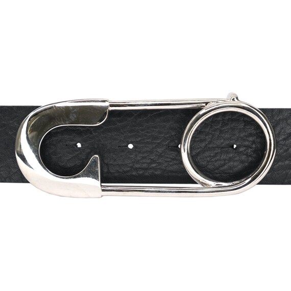 Nickel Safety Pin Belt Buckle