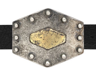 Vintage Two Tone Belt Buckle