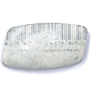 weathered metal &quot;Black Mamba&quot; barcode belt buckle