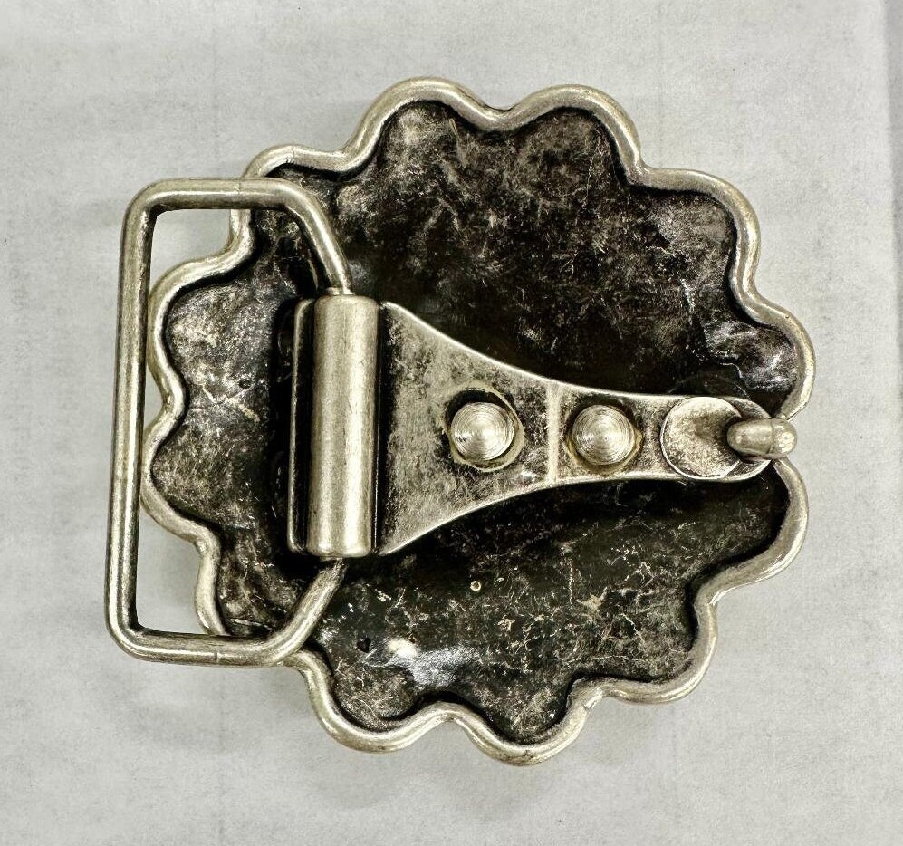 Boucle de ceinture de conducteur de camion en argent antique également disponible aux États-Unis, Argent antique., Grand