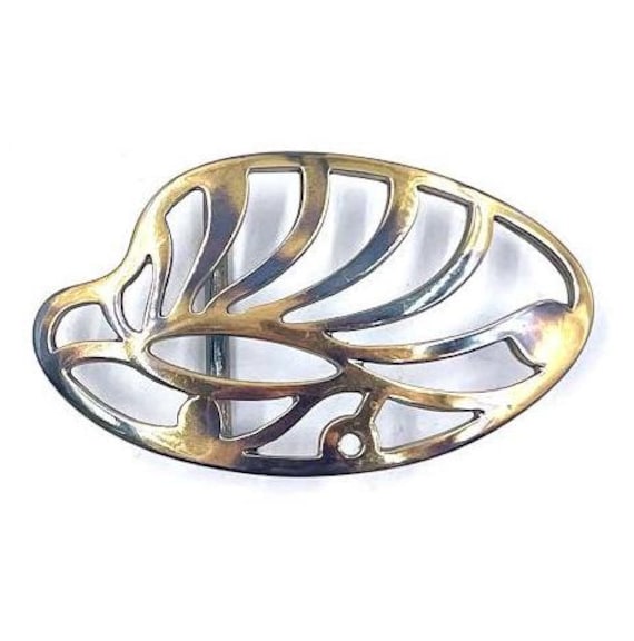 Italian Old Brass Belt Buckle - Etsy display picture 3