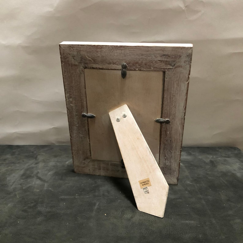 Wooden Picture Frame With White Wash - Etsy