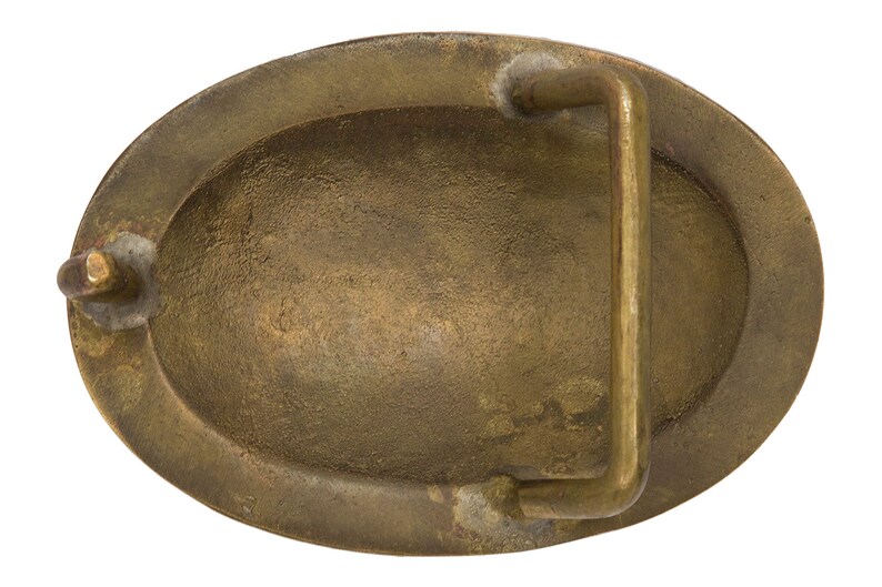 Solid Brass and Hand Engraved Belt Buckle Detailed Floral Etsy