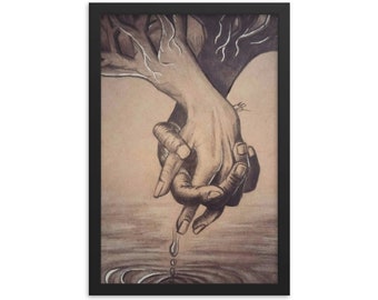 Intertwined - Art By Maya Barnes Framed Poster