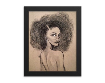 Fro Queen - Art by Maya Barnes