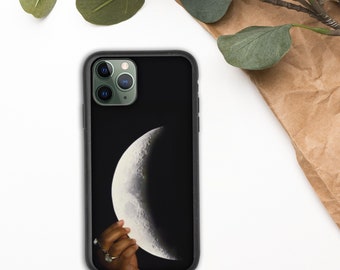 Speckled "Crescent" Moon iPhone Case