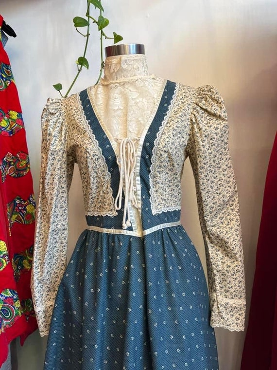 1970’s Gunne Sax Prairie Dress - image 2