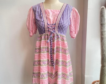 1970’s Prairie Mini Dress