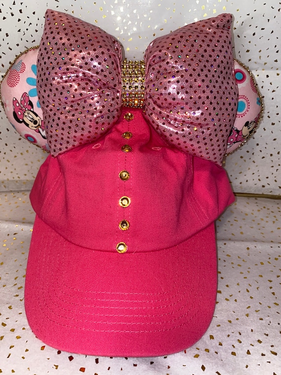 Disney Minnie Mouse Ears Hat pink 
