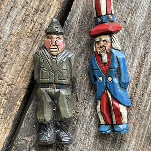 Large Wooden Uncle Sam - Etsy