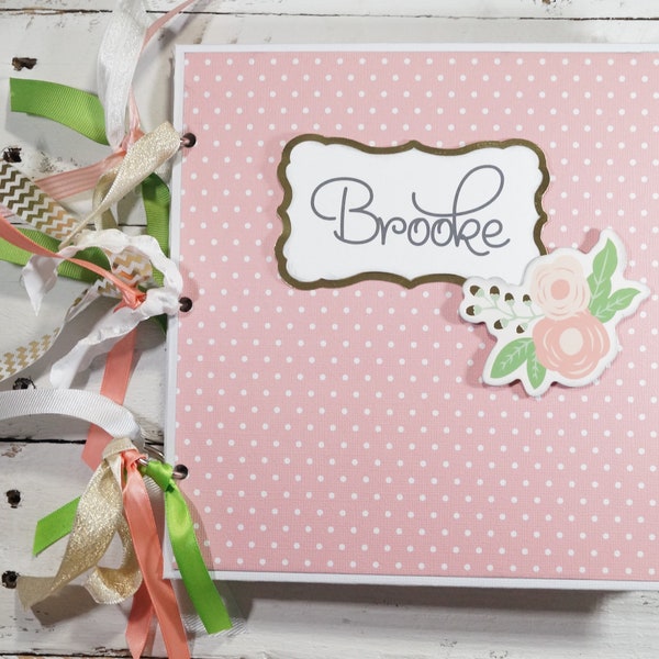 Baby Girl Mini Album Etsy