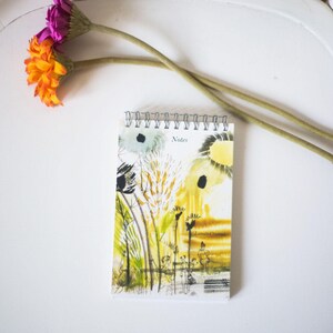 Block notes flowers