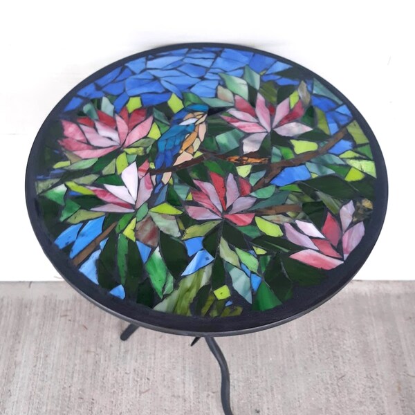 Stained Glass Patio Table Etsy