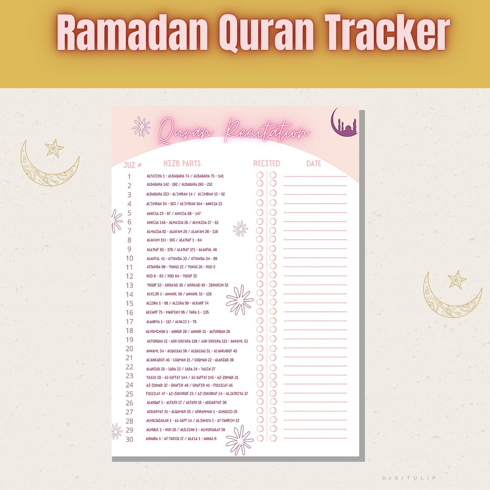 my ramadan planner mk