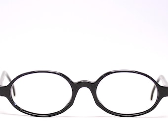 Vintage 1990&#39;s ETINNE AIGNER Black Eyeglasses / Model# EA 36 Col 11 / Made W. Germany / Retro Collectible Rare #2325