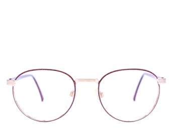 Vintage 1980's SILHOUETTE DEADSTOCK Eyeglasses with Case / Made in Austria / Model# M7095 20 / Retro Collectible Rare #2820