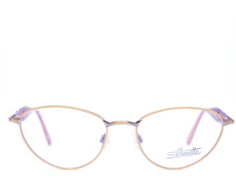 Vintage 1980's SILHOUETTE DEADSTOCK Eyeglasses with Case / Made in Austria / Model# M6239 30 / Retro Collectible Rare #2812