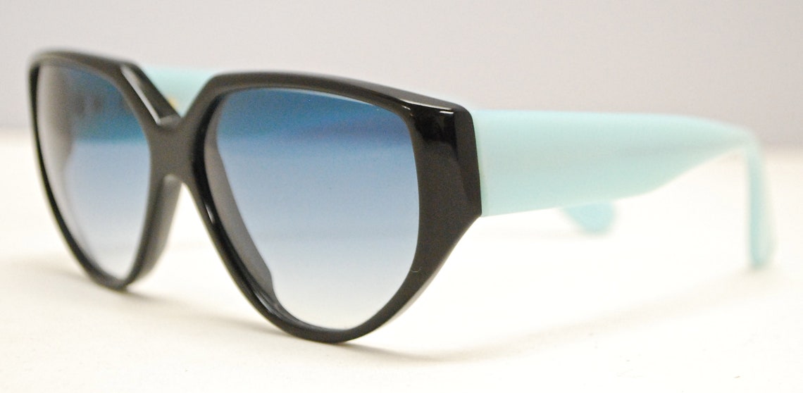 Lunettes Vintage Brendel 4012 - Monture Ovale Bleu Et Rouge En Acétate - Neuf Sans Étiquette (NOS) - Allemagne
