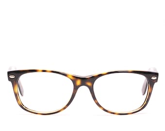 Vintage RAY BAN Eyeglasses New Wayfarer Tortoise Frames / Model #RB 2132 / Retro Collectable Rare #1606