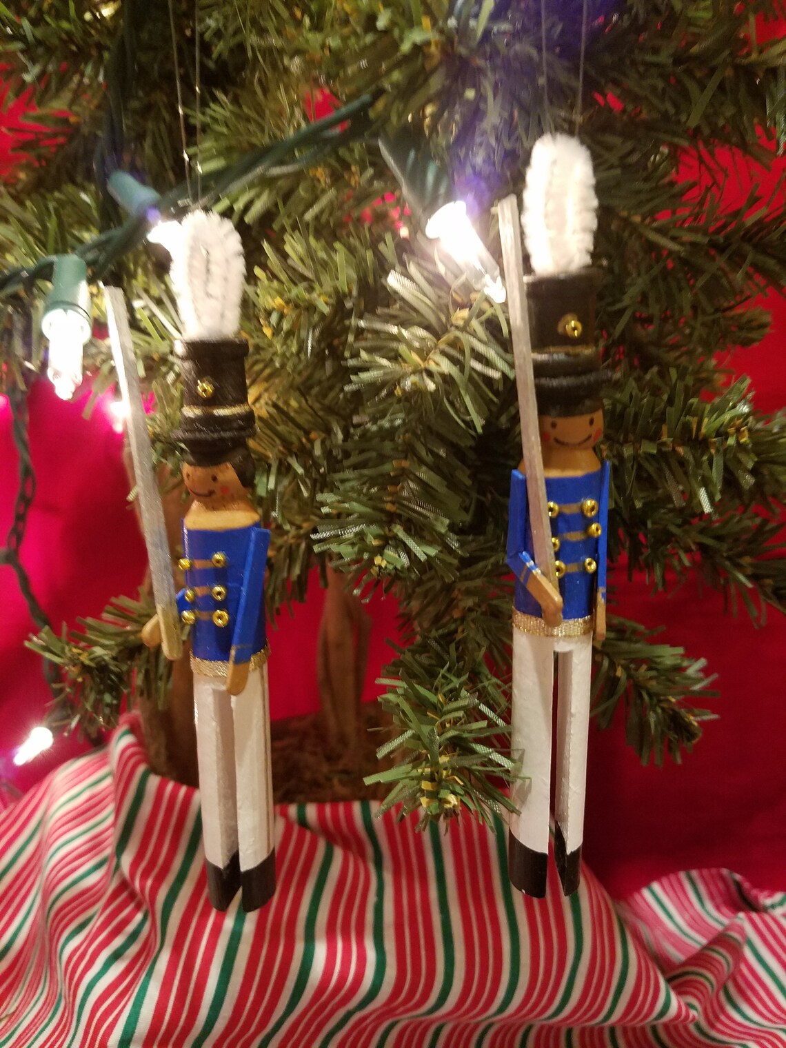 Christmas Toy Soldier 5 1/2 tall Handmade and Hand Etsy