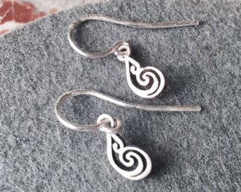 Silver earrings