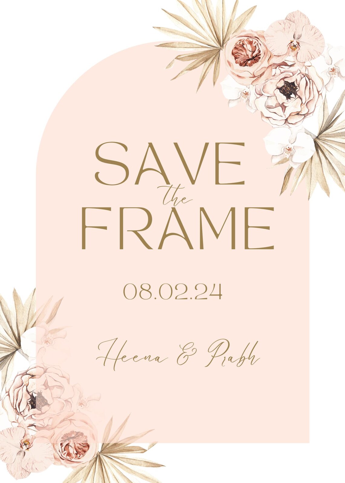 Save the Frame Picture Frame Template for Any Occasion! - Etsy