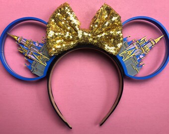 Disney castle inspired ears 3d ears Coffee and Castles