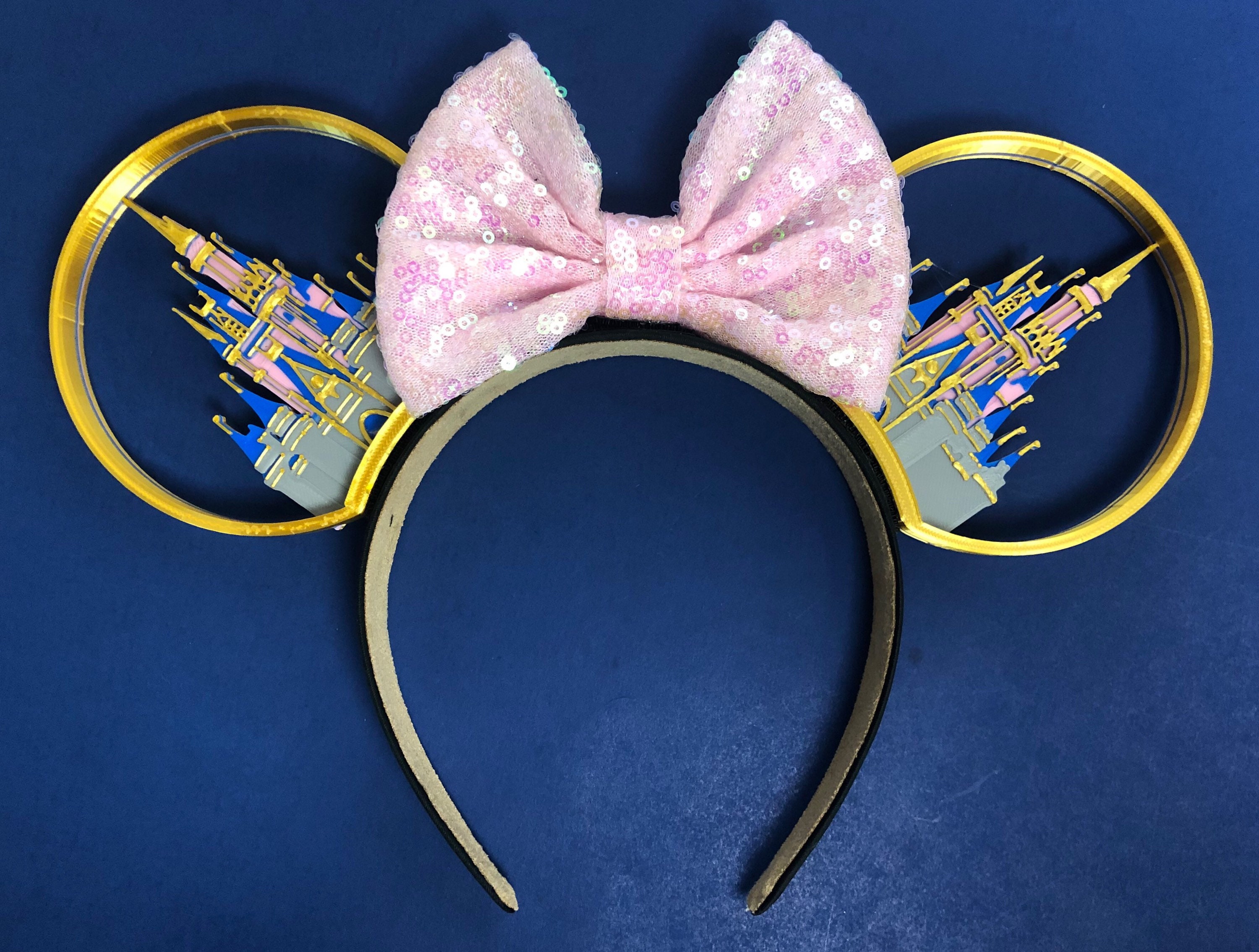 Cinderella Castle 3D Printed Ears Cinderella Castle Mouse Ears Interchangeable Mouse Ears New Castle Mouse Ears