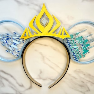 3D Frozen Queen Castles Mouse Ears | Interchangeable Ears | Elsa and Anna 3D Printed Ears