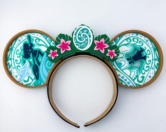Wayfinder Princess 3D Printed Ears | Ocean Princess Ears | 3D Printed Ears | Maui 3D Ears